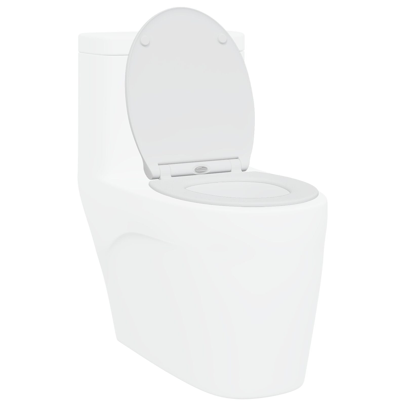 Snelsluiting Toiletbril Met Zachte Sluiting Duroplast Wit