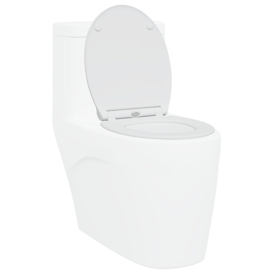 Snelsluiting Toiletbril Met Zachte Sluiting Duroplast Wit