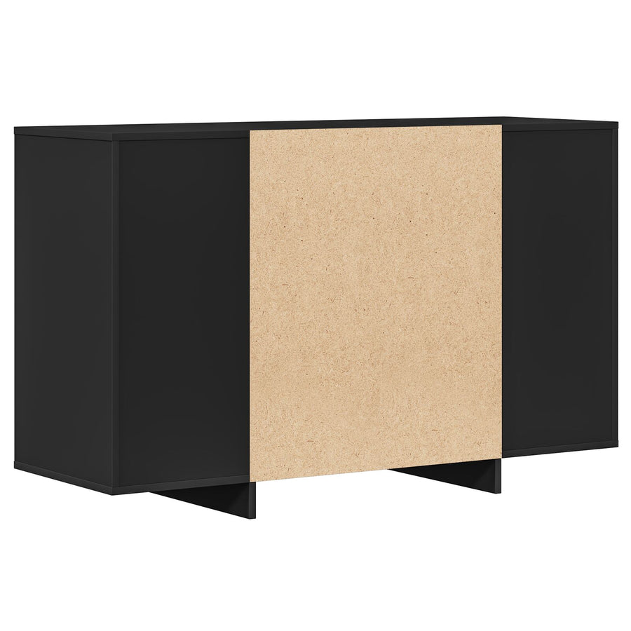 Zijtafel Zwart Gefabriceerd Hout Zijtafel Rechthoekig Modern