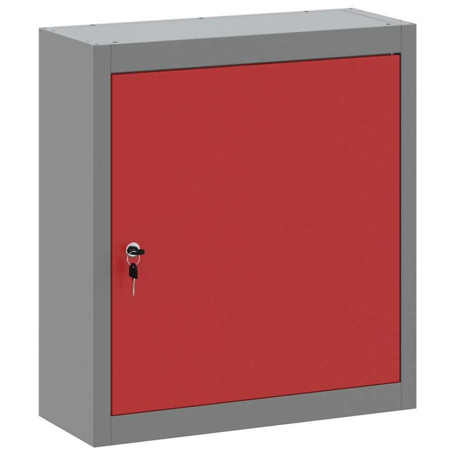 Gereedschapskast Muurbevestigd 50X20X55 Cm Staal 50 cm Rood en grijs Wandkast