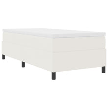 Boxspring Bed Corduroy Stof Crème 80 x 200 cm