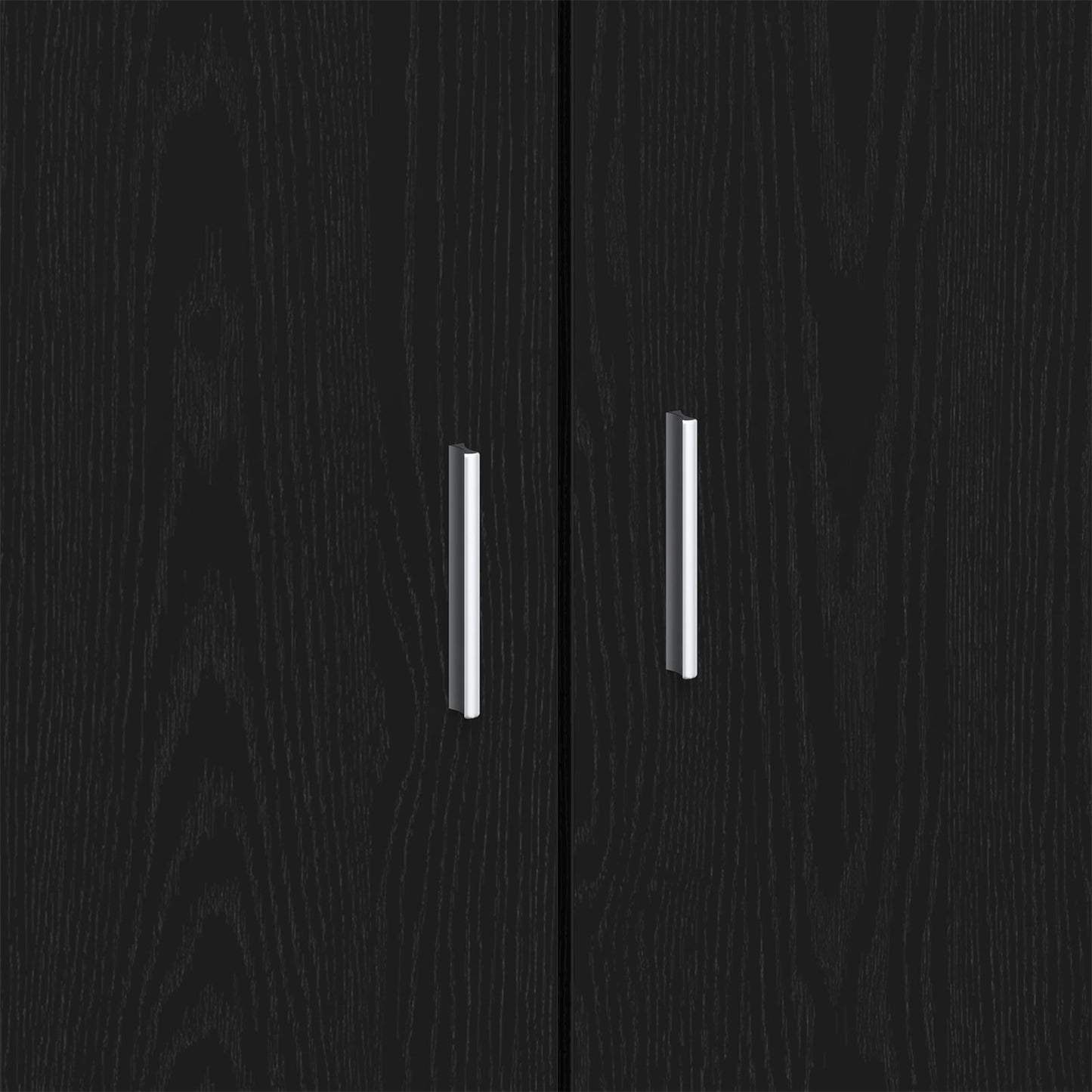 Sideboard 92X35X75 Cm Engineered Wood Zwart eiken