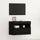 Tv-meubel 60x30x40 cm zwart eiken