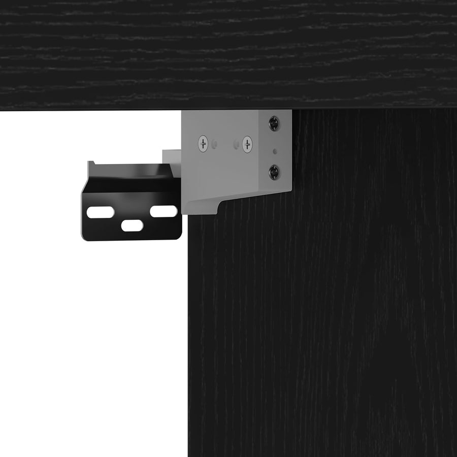 Tv-Kast Muurbevestigd 152X22X113 Cm Zwart eiken