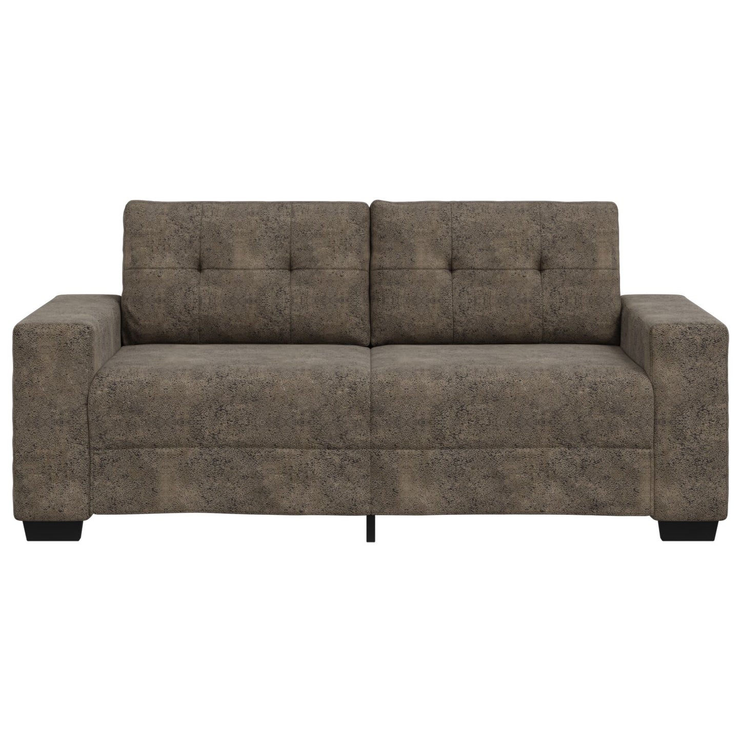 Loveseat Sofa Kunstleer Bruin 140 cm 140 cm