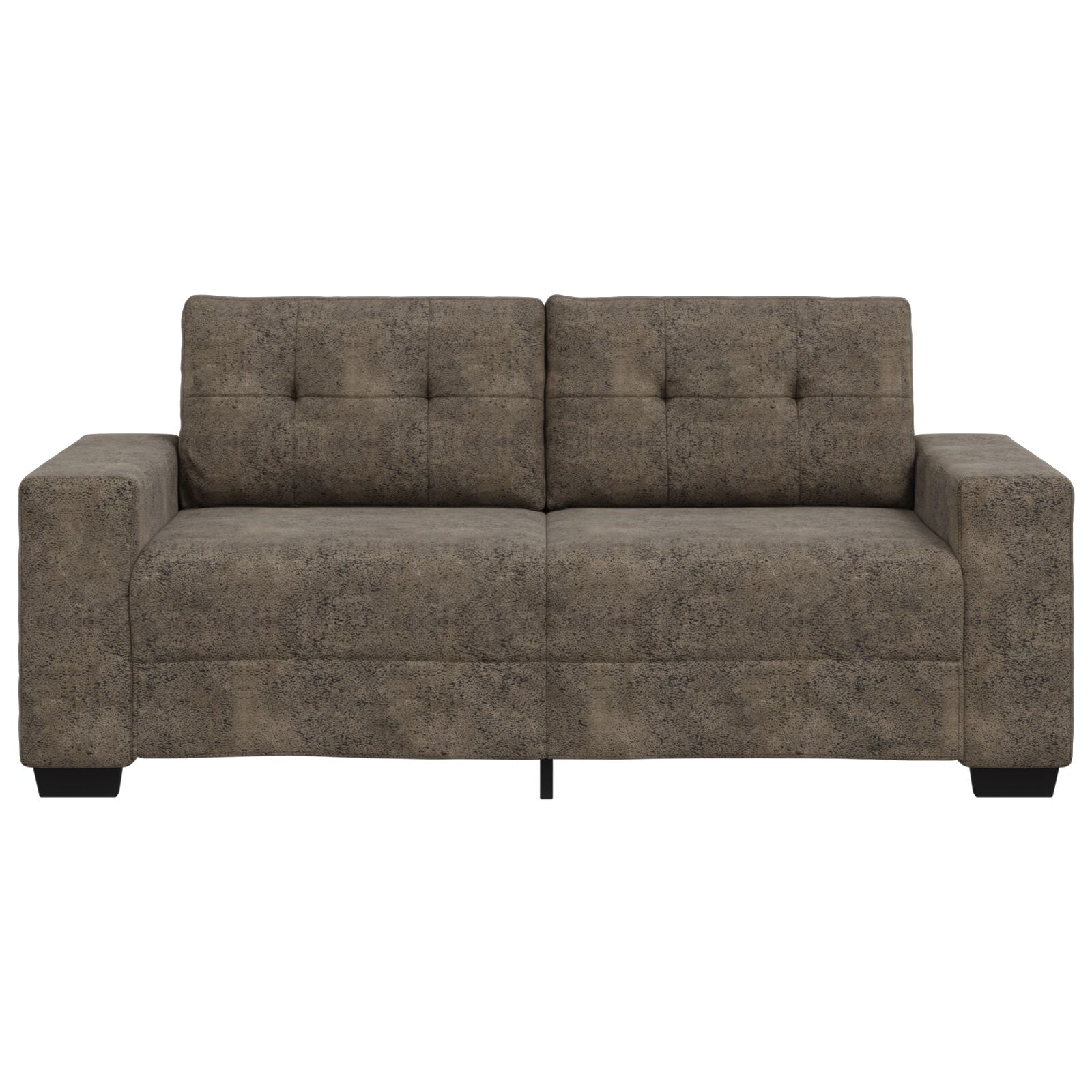 Loveseat Sofa Kunstleer Bruin 140 cm 140 cm
