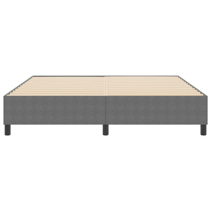 Boxspringbed Super King Corduroy Stof Lichtgrijs 180 x 200 cm