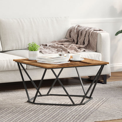 Salontafel Massief Gerecycled Hout Medium Oud hout