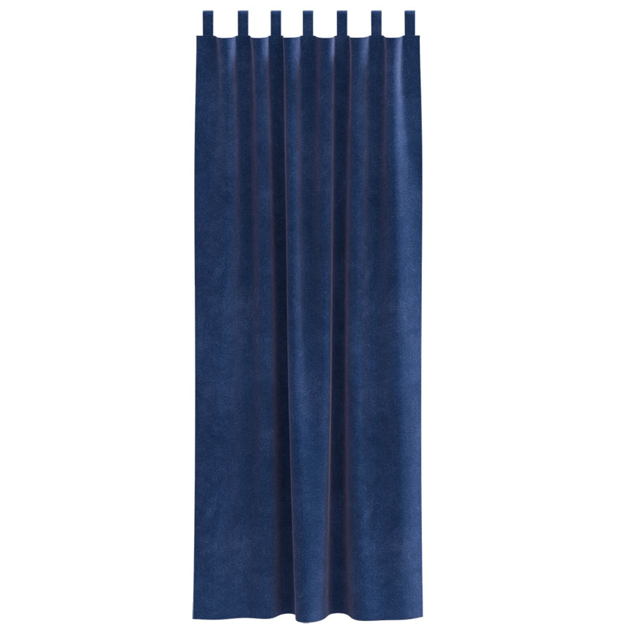 Blackout Gordijnen Met Hanglussen 2 Stuks E Fluweel Donkerblauw 140 x 245 cm met lussen
