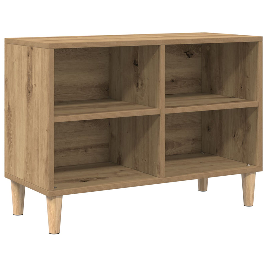 Tv Kast 69.5X30X50 Cm Bewerkt Hout 69.5 cm Artisan eiken