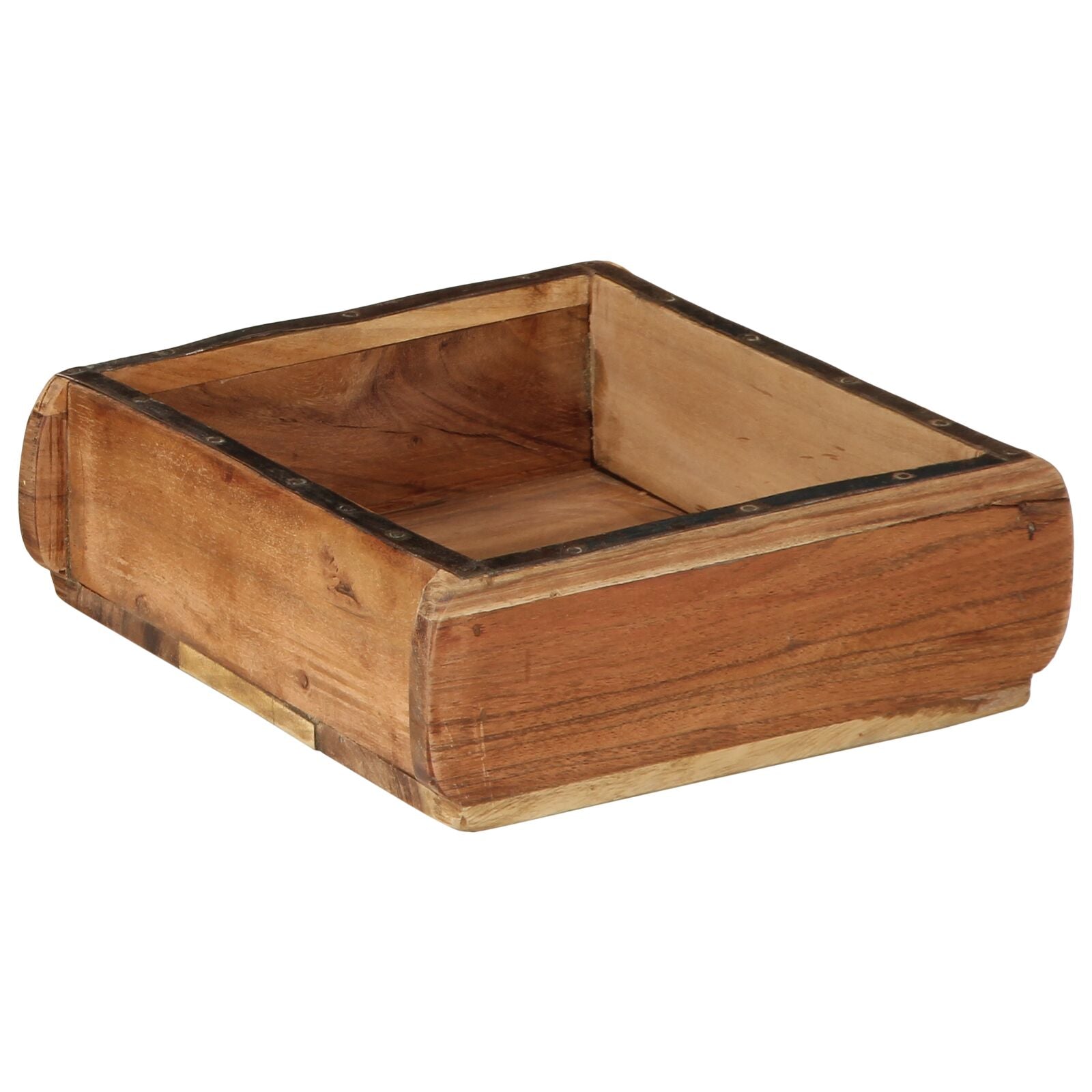 2-Delige Diensten Set Massief Hout Gerecycled 29 x 31 x 10 cm