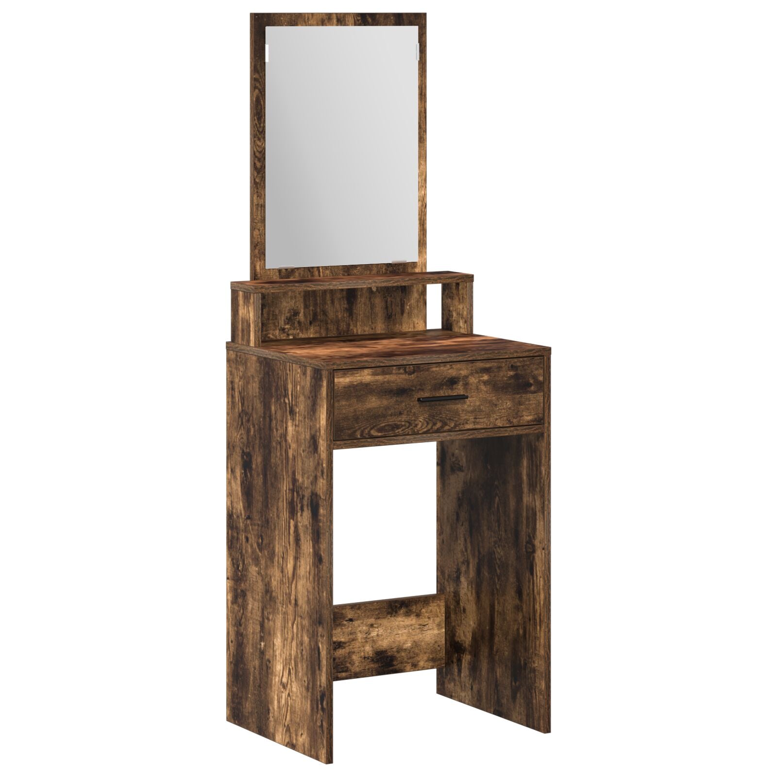 Kaptafel Met Lades 50 x 41 x 140 cm Gerookt eiken