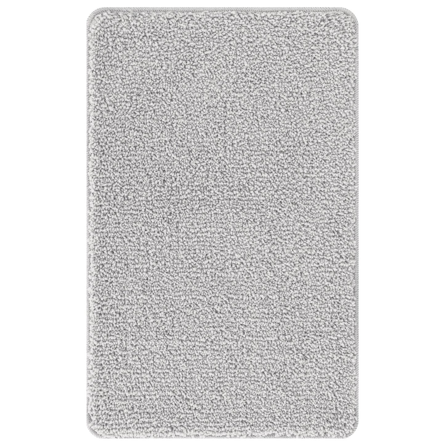 3-Delige Badmat Set Polypropyleen Antislip Grijs