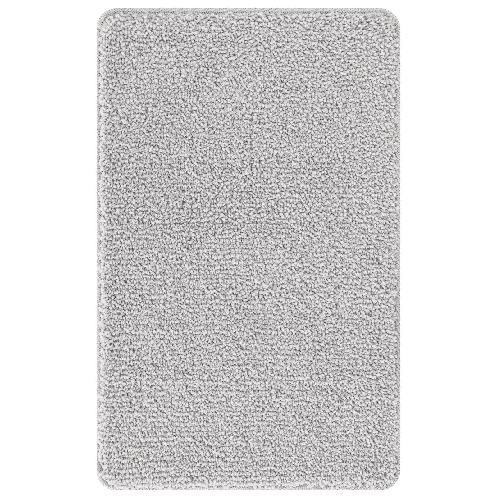 3-Delige Badmat Set Polypropyleen Antislip Grijs