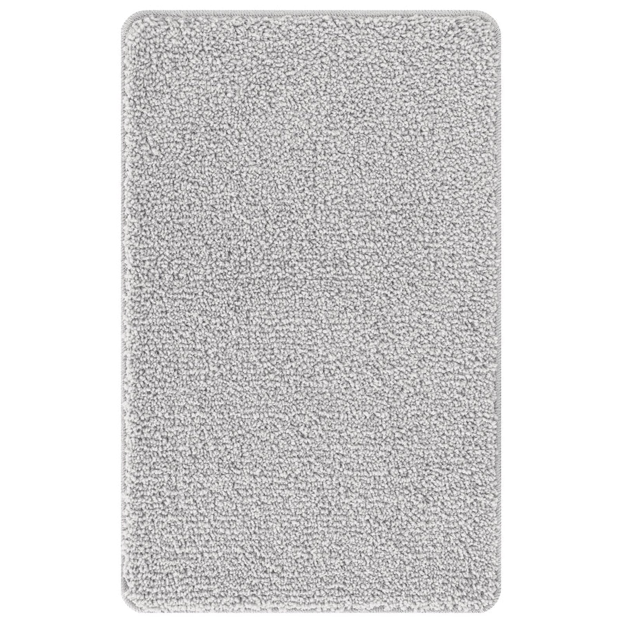 3-Delige Badmat Set Polypropyleen Antislip Grijs