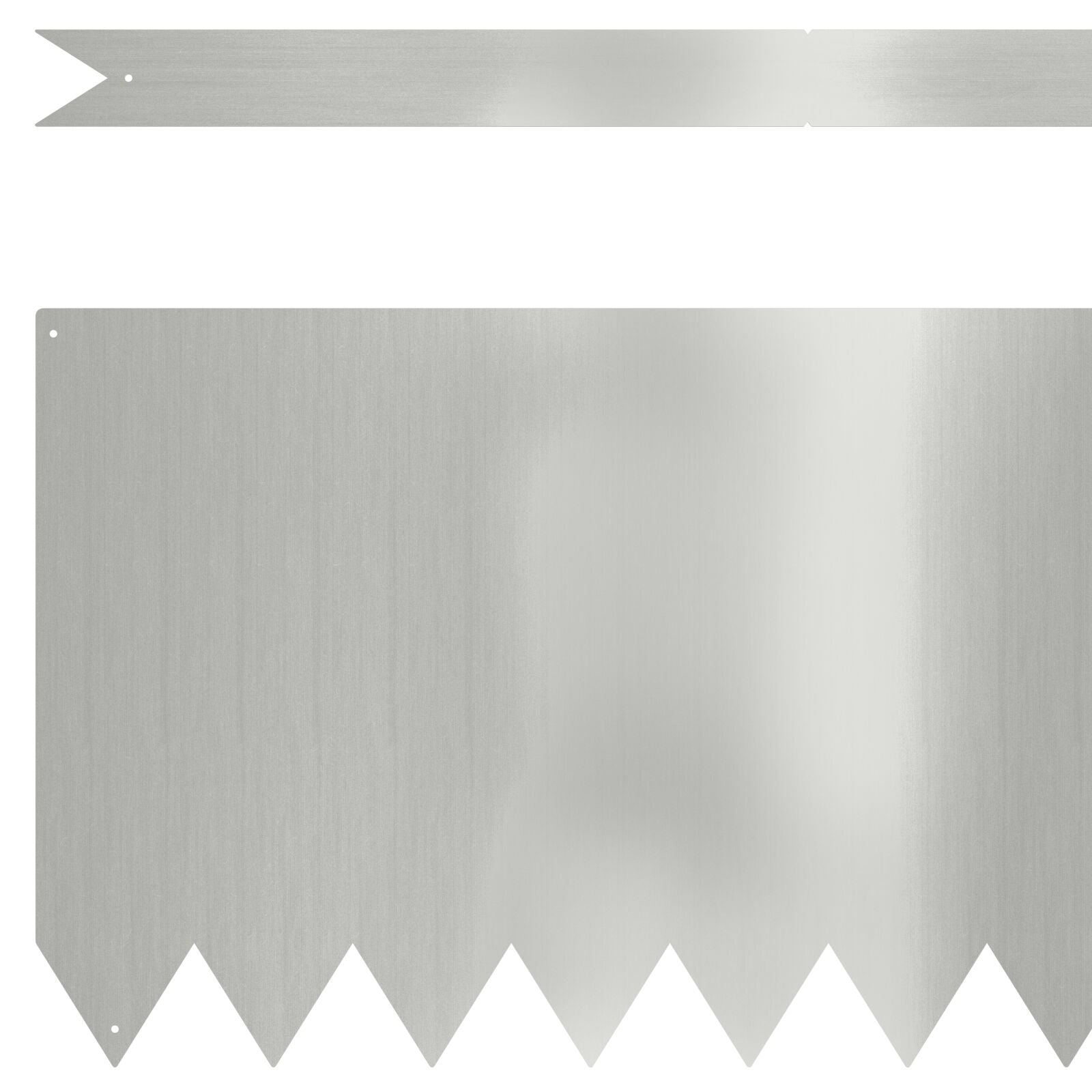Grasrand 30 Stuks 100X0,5X30 Cm 100 x 0.5 x 30 cm Gegalvaniseerd staal