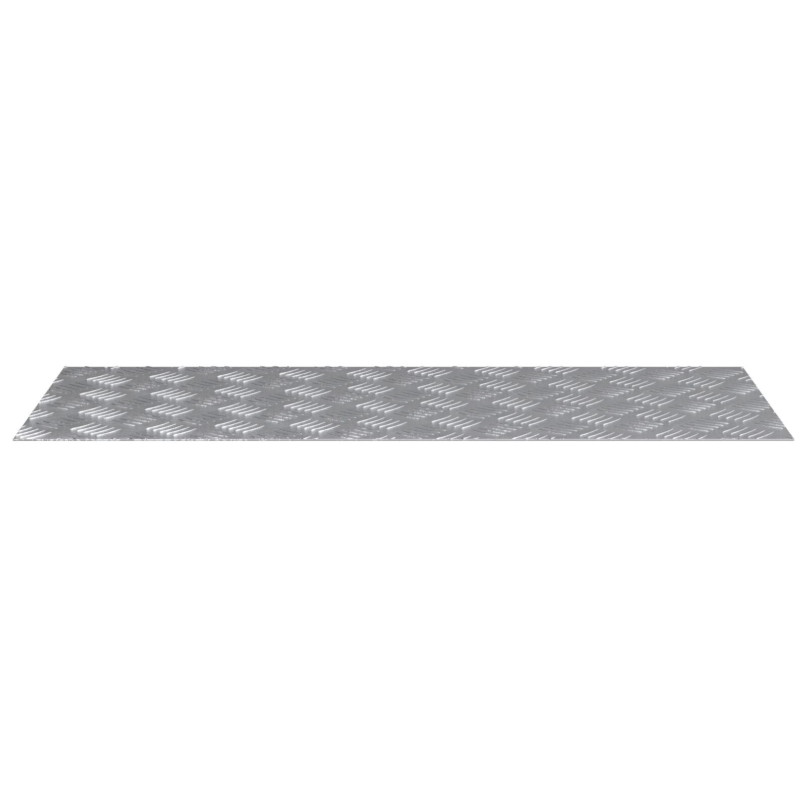 Aluminium Ruitplaatjes 4 St Antislip 100X40 Cm 100 x 40 x 0.2 cm Rechthoekig