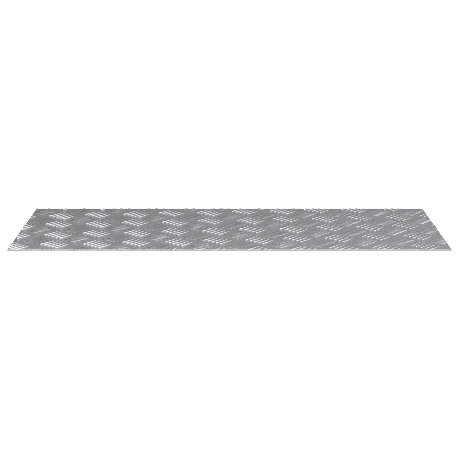 Aluminium Ruitplaatjes 4 St Antislip 100X40 Cm 100 x 40 x 0.2 cm Rechthoekig
