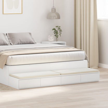 Nachtkastjes Mdf Nachtkastje Wit 140 x 36.5 x 16.5 cm