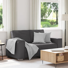 Loveseat Kunstleer Grijs 120 cm