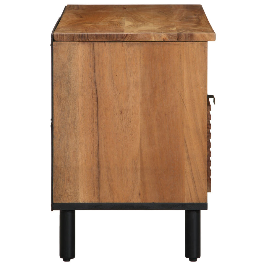 Tv-Kast 100X33,5X46 Cm Massief acaciahout