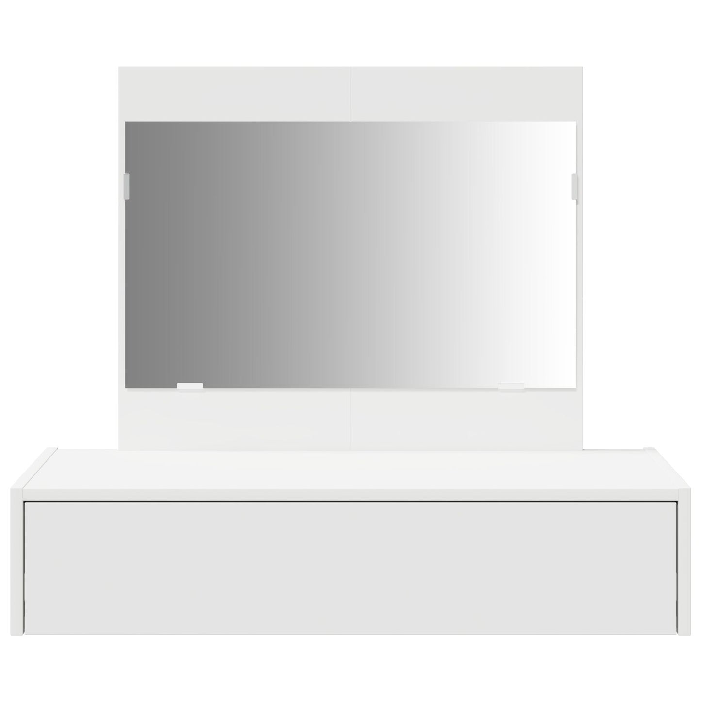 Wandkaptafel 83 x 40 x 70 cm Wit zonder LED