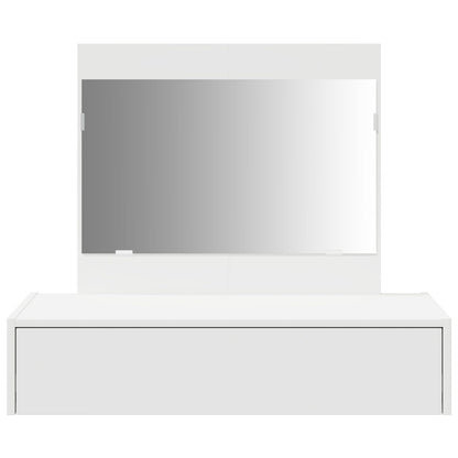 Wandkaptafel 83 x 40 x 70 cm Wit zonder LED