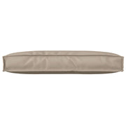 Palletkussen taupe 80x40x12 cm