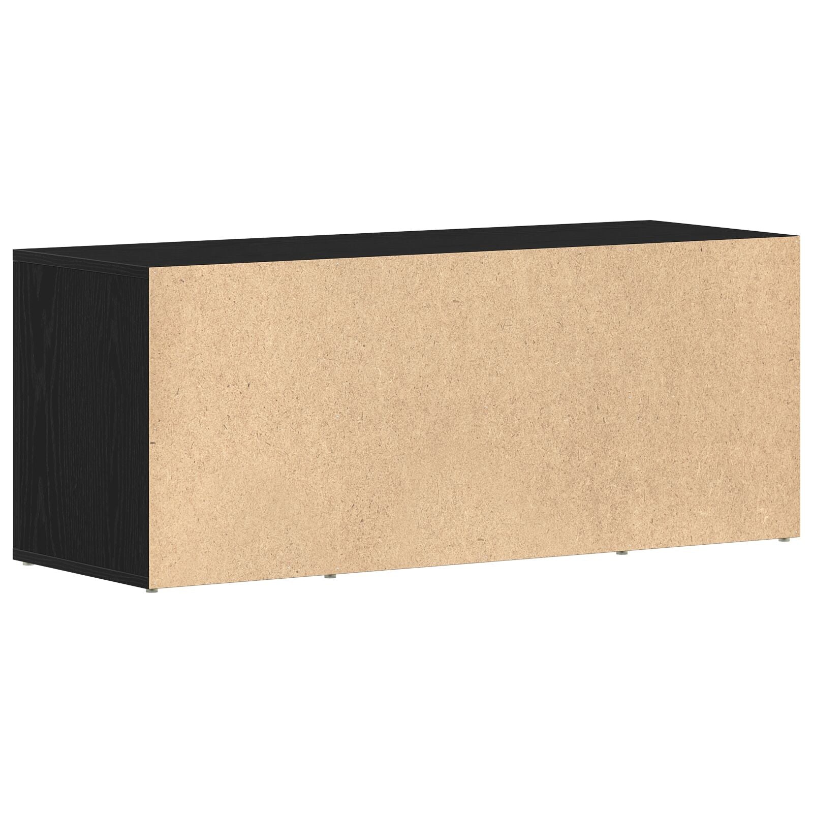 Tv-Kast 100X35X40 Cm Bewerkt Hout Zwart eiken