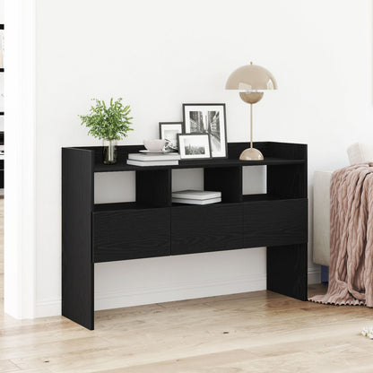 Zwarte Eik Sidetable 105X30X70 Cm Geengineerd Hout