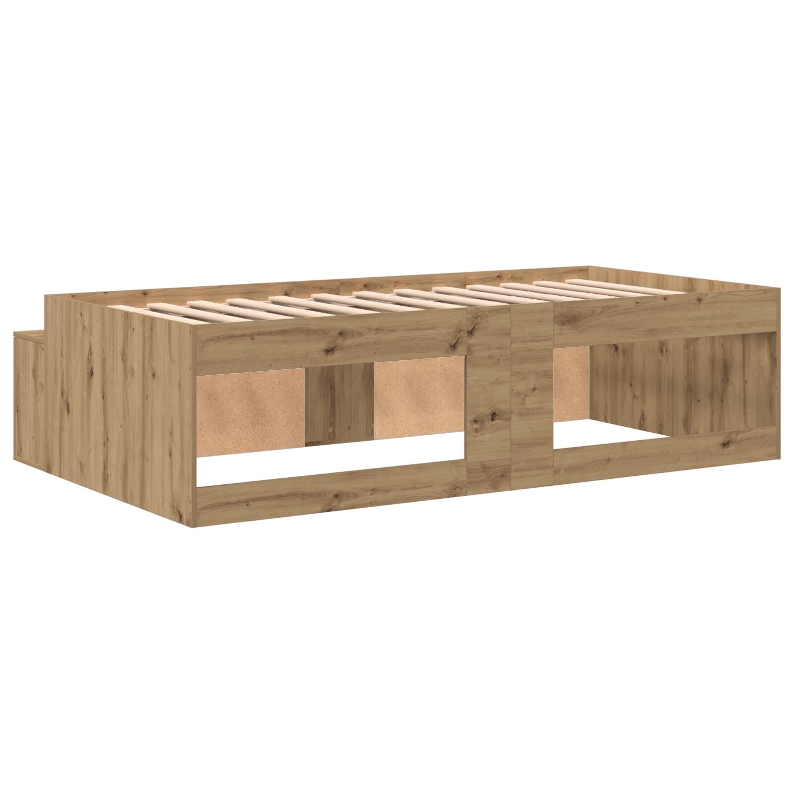 Opbergbedframe Artisan Eik 90X200 Cm