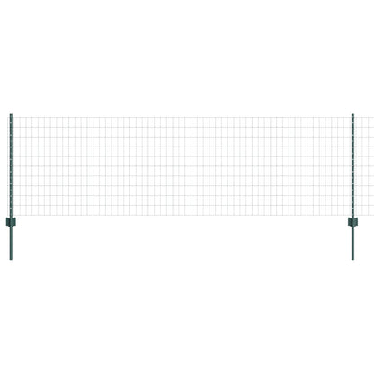 Euro Fence Met 5 U-Posts Groen 0.8X10 M Staal
