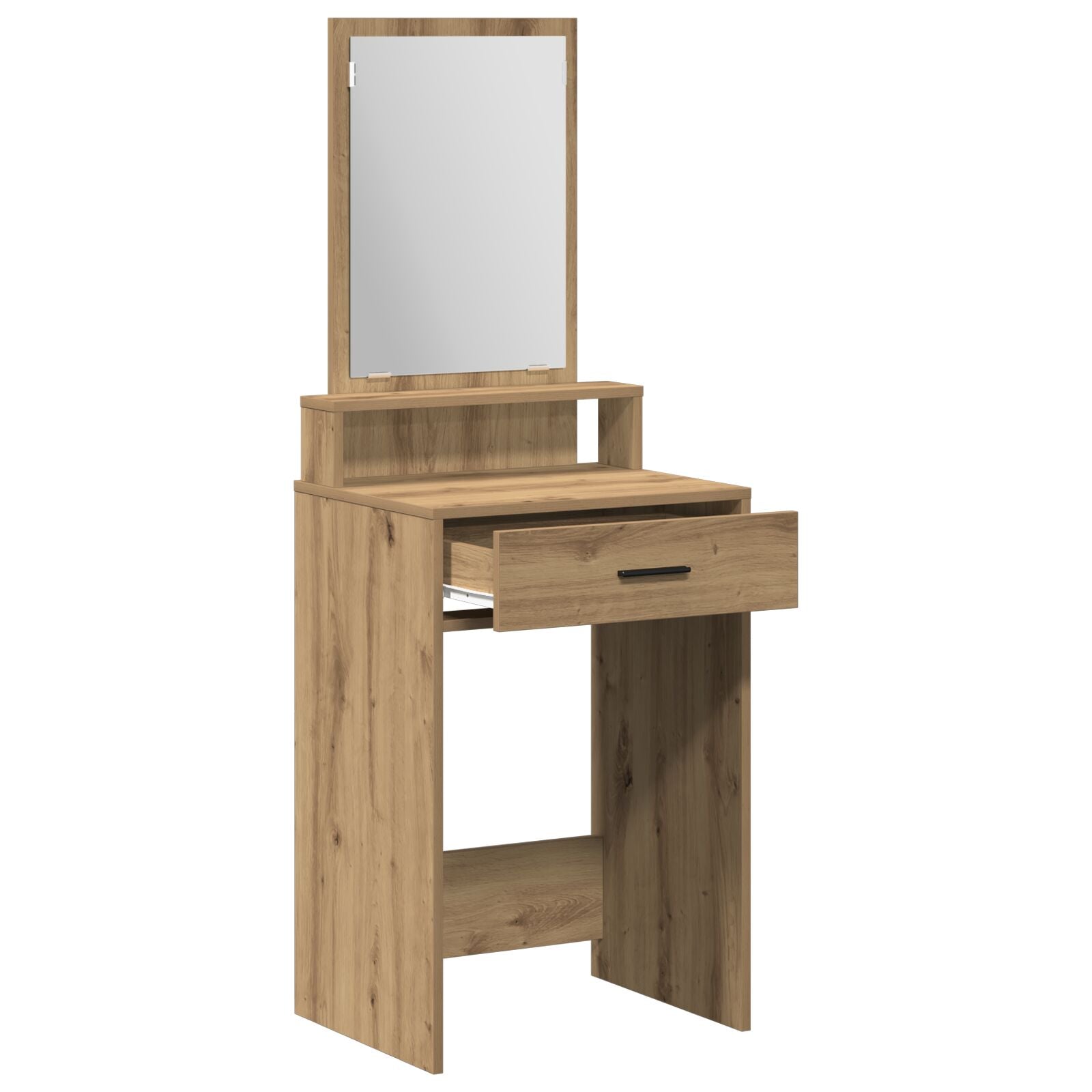 Kaptafel Met Laden - Artisan Eik - 50 x 41 x 140 cm Ambachtelijk Eiken
