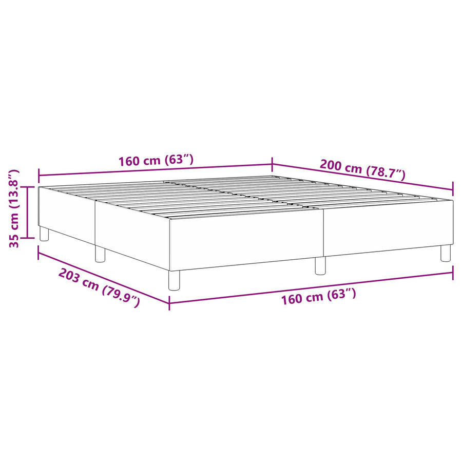 Boxspringbed Lichtgroen Grijs Corduroy Stof Lichtgroen-grijs 160 x 200 cm
