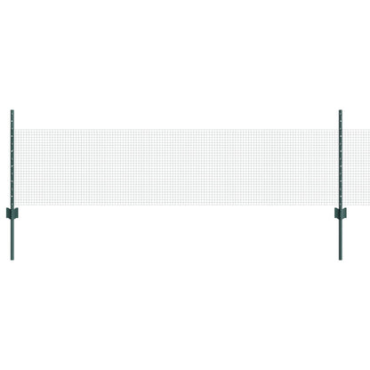 Hek Van Kippen Draad Set Set Van 2 Groen Metaal 10 X 0,5 M Hek