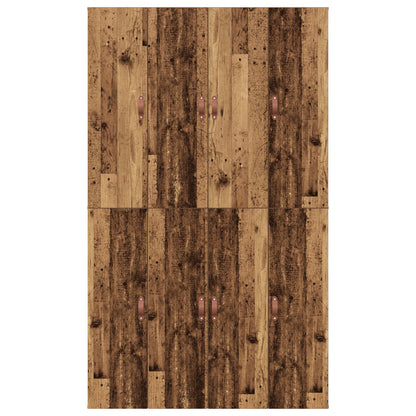 Opbergbedframe Oud Hout 120 x 190 cm