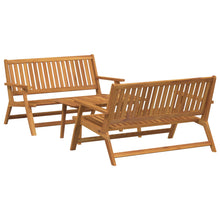 Tuinstoelen Met Tafel 3 Stuks Massief Acaciahout 2x 2-zitsstoel + tafel