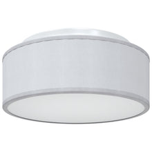 Plafondlampen Inbouw Ø 30 Cm Stof E27 Ø30 x 13.5 cm Grijs zonder sterrenlampenkap