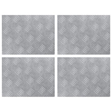 Aluminium Checker Platen 4 Stuks Antislip 40X30 Cm 40 x 30 x 0.3 cm Rechthoekig