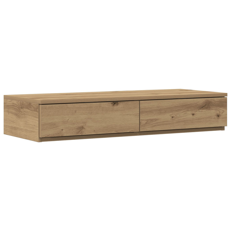 Opbergbedframe Artisan Eiken Bewerkt Hout 236,5 X 100 X 31,5 Cm Artisanaal Eiken