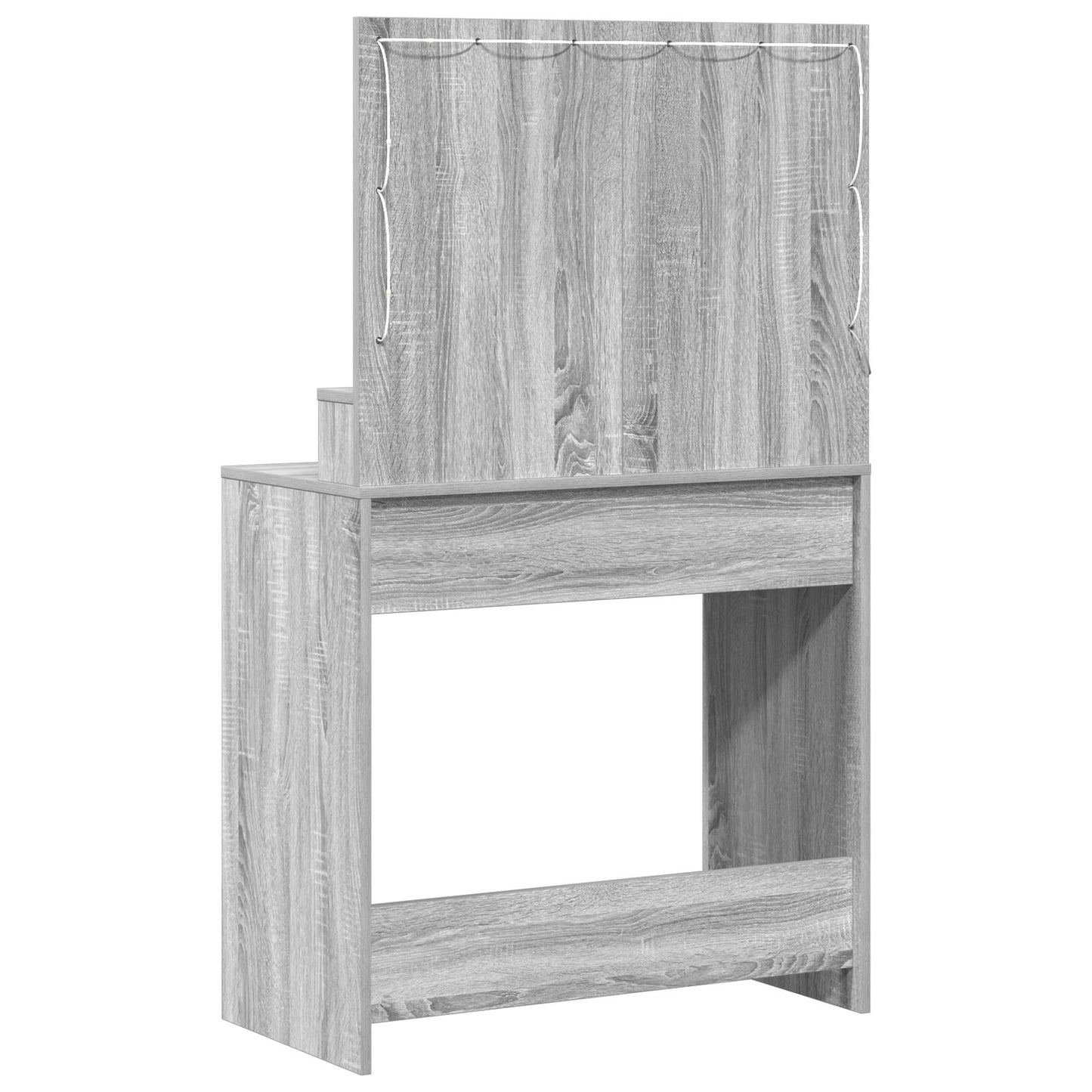 Kaptafel Met Led Verlichting 79X41X135 Cm Grijs sonoma 75,5 x 41 x 135 cm