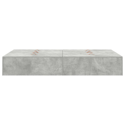 Opbergbedframe Beton Grijs 120 x 190 cm
