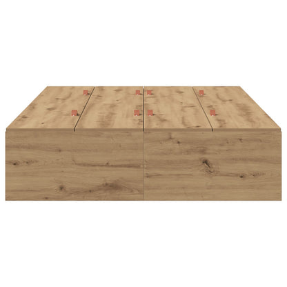 Opbergbedframe Artisan Eiken Massief Eiken 120 x 190 cm
