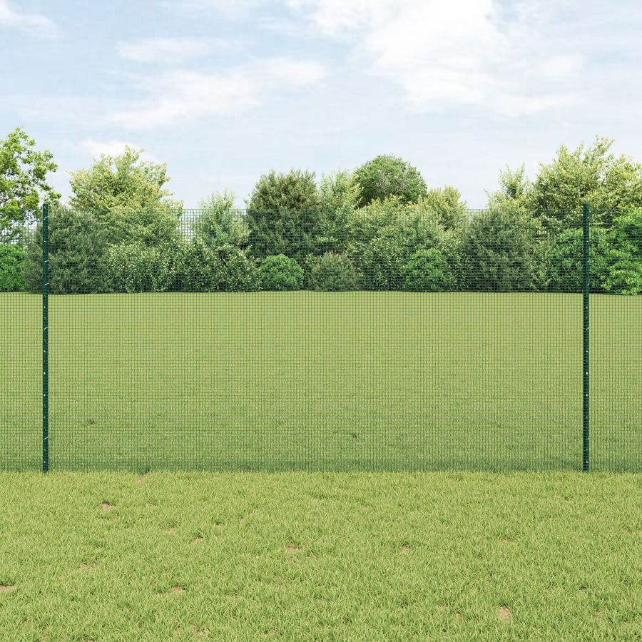 Gelast Draadhek Met 22 U Palen Groen 1.2X50 M Staal