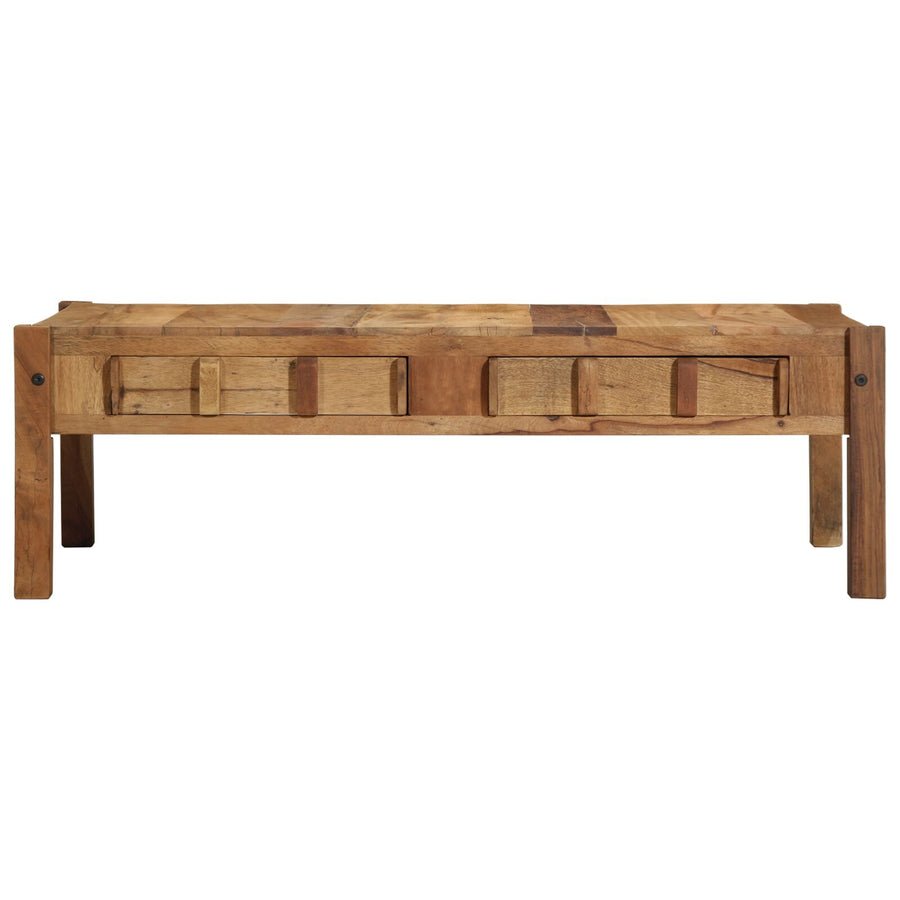 Salontafel 110X55X35 Cm Massief Hout