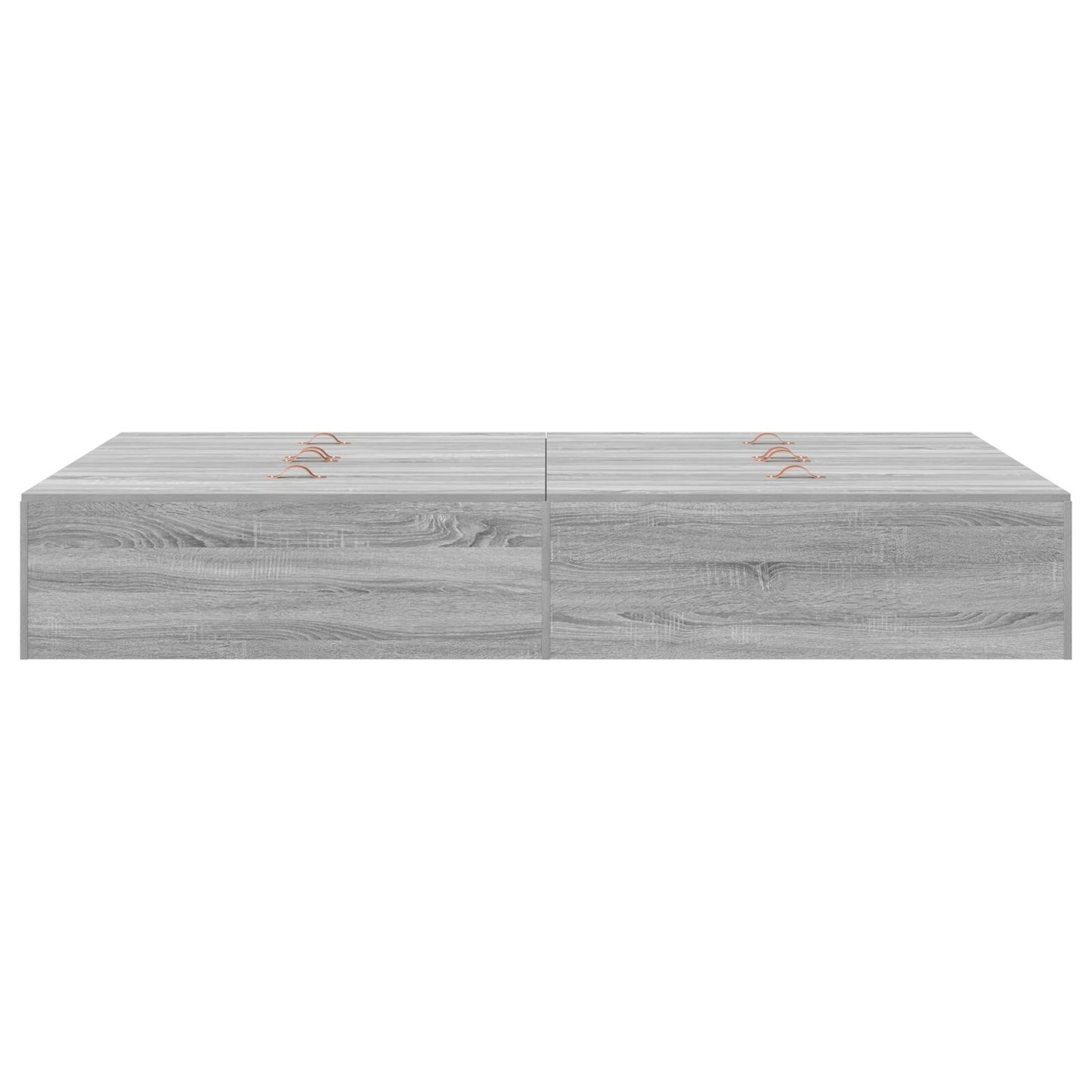 Opbergbedframe Grijs Sonoma 120 x 190 cm