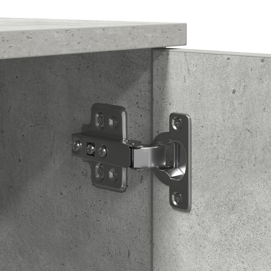 Opslagkast Betongrijs Gelaagd Hout Beton grijs 103 x 41 x 40 cm