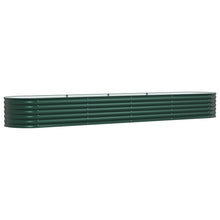 Tuin Raised Bed Gegalvaniseerd Staal 400 x 80 x 44 cm Groen