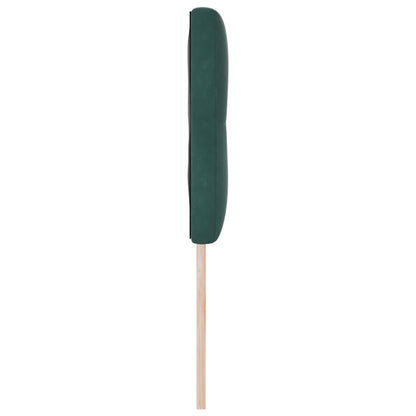 Hoofdbord Met Knopen Fluweel Donkergroen 140 cm Laag hoofdbord