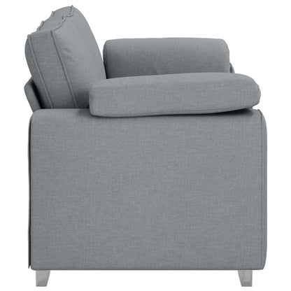 Loveseat Van Stof Lichtgrijs 140 cm